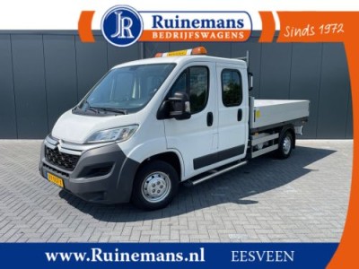 Citroen Jumper 2.2 HDI 131 PK / KIPPER / PICK UP / TREKHAAK / 7 PERSOONS DUBBEL CABINE / 2.500 KG AHG