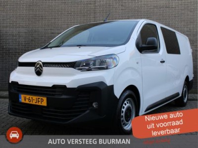 Citroen Jumpy 2.0 BlueHDI 145 L3 S&S Dubbele Cabine Cruise/Climate control, Navigatie, Radio/DAB, Handsfree bluetooth, Pack City Plus,