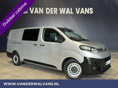 Citroen Jumpy 2.0 BlueHDI **MARGE, GEEN BTW** 123pk L3H1 Dubbel cabine Euro6 Airco | Navigatie Cruisecontrol, Apple Carplay, Android Auto, Trekhaak, Parkeersensoren, 5-Zits