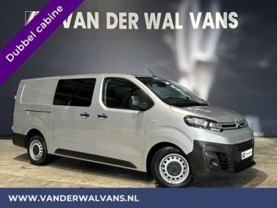 Citroen Jumpy 2.0 BlueHDI **MARGE, GEEN BTW** 123pk L3H1 XL Dubbel cabine Euro6 Airco | Navigatie Cruisecontrol, Apple Carplay, Android Auto, Trekhaak, Parkeersensoren, 5-Zits