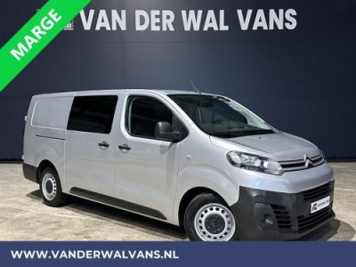 Citroen Jumpy 2.0 BlueHDI **MARGE, GEEN BTW** 123pk L3H1 XL Dubbel cabine Euro6 Airco | Navigatie Cruisecontrol, Apple Carplay, Android Auto, Trekhaak, Parkeersensoren, 5-Zits