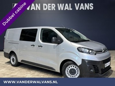 Citroen Jumpy 2.0 BlueHDI **MARGE, GEEN BTW** 123pk L3H1 XL Dubbel cabine Euro6 Airco | Navigatie Cruisecontrol, Apple Carplay, Android Auto, Trekhaak, Parkeersensoren, 5-Zits