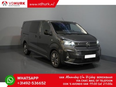 Citroen Jumpy 2.0 HDI 180 pk Aut. L3 DC Dubbel Cabine/ LED/ Stuurverw./ Carplay/ Climate/ Camera/ PDC/ Cruise