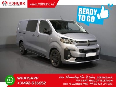 Citroen Jumpy 2.0 HDI 180 pk Aut. L3 DC Virtual.cockpit/ dubbel cabine/ 2x Schuifdeur/ carplay/ Navi/ Camera/ PDC/ Cruise/ Airco