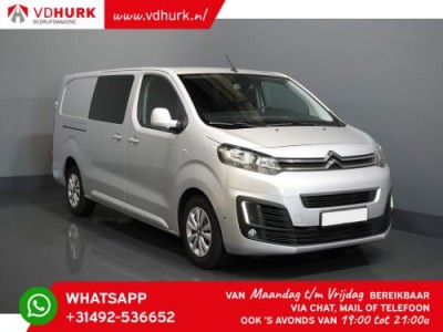 Citroen Jumpy 2.0 HDI EU6 DC Dubbel Cabine 2x Schuifdeur/ CarPlay/ Navi/ Camera/ Cruise/ Trekhaak