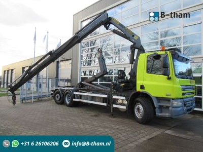 DAF CF75 310 Palfinger PK23002 + Palift T20A Hooklift - Crane