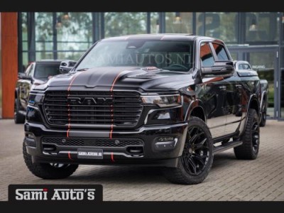 Dodge RAM 2025 LARAMIE SPORT HURRICANE 420PK 636 Nm | PRIJS MET LPG EN COVER EN GARANTIE | DUBBELE CABINE | PICK UP | 5 PERSOONS | DC | GRIJSKENTEKEN | VOORAAD 2189 - 9768