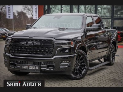 Dodge RAM 1500 LIMITED NIGHT H.O 540PK 706 Nm | BOM VOL | XB9 | MASSAGE | CREW CAB | DUBBELE CABINE | GRIJSKENTEKEN | DE MEEST LUXUEUZE en BEGEERDE Pick-up  VOORRAAD NR 2277 - 7726