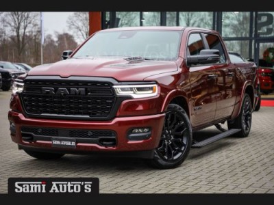 Dodge Ram 1500 LIMITED NIGHT 540PK 706 Nm 2025 | HIGH OUTPUT | XB9 | MASSAGE | BOM VOL | CREW CAB | DUBBELE CABINE | GRIJSKENTEKEN | VOORRAAD NR 2301 - 7424