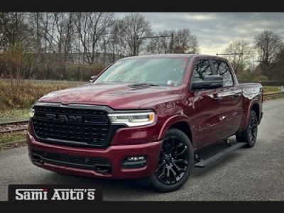 Dodge Ram 1500 LIMITED NIGHT HIGH OUTPUT 540PK 706 Nm 2025 | XB9 | MASSAGE | BOM VOL | CREW CAB | DUBBELE CABINE | GRIJSKENTEKEN | VOORRAAD nr 2301 - 8549