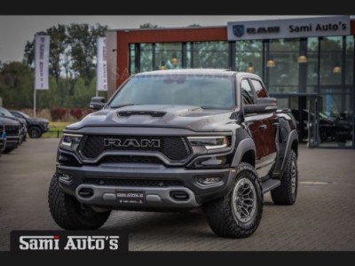 Dodge Ram 1500 TRX HELLCAT 6.2 V8 711PK | MEEST VOLLE UITVOERING | NL AUTO | LPG | BEADLOCK WHEELS | BLACK ON BLACK | CARBON | GRIJSKENTEKEN DC 5 PERSOONS |