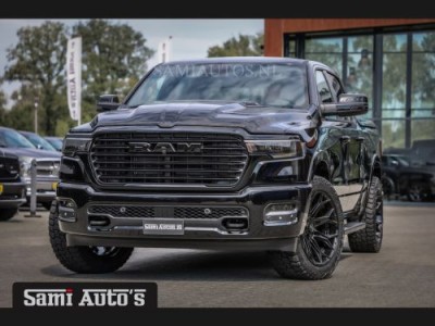 Dodge Ram 2025 LARAMIE NIGHT | 14,4 SCHERM + 10.2 INCH PASSENGER SCREEN | HURRICAN 420PK 636 Nm TWIN TURBO | PRIJS MET LPG EN COVER EN GAR DUBBELE CABINE | PICK UP | 5 PERSOONS | DC | GRIJSKENTEKEN | VOORAAD 2220 - 5039