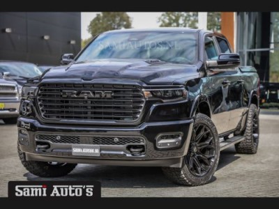 Dodge Ram 2025 LARAMIE NIGHT | 14,4 SCHERM + 10.2 INCH PASSENGER SCREEN | HURRICAN 420PK 636 Nm TWIN TURBO | PRIJS MET LPG EN COVER EN GAR DUBBELE CABINE | PICK UP | 5 PERSOONS | DC | GRIJSKENTEKEN | VOORAAD 2223 - 5047