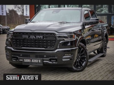 Dodge Ram 1500 LIMITED NIGHT 540PK 706 Nm HIGH OUTPUT | XB9 | MASSAGE | BOM VOL | CREW CAB | DUBBELE CABINE | GRIJSKENTEKEN | DE MEEST LUXUEUZE en BEGEERDE Pick-up VOORRAAD NR 2337 - 7694