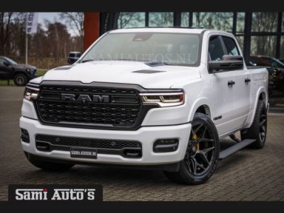 Dodge Ram 1500 LIMITED NIGHT H.O 540PK 706 Nm | XB9 | MASSAGE | BOM VOL | PW7 WHITE | CREW CAB | DUBBELE CABINE | GRIJSKENTEKEN | VOORRAAD NR 2336 - 7700