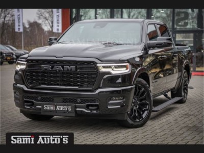 Dodge Ram 1500 LIMITED NIGHT HIGH OUTPUT H.O 540PK 706 Nm 2025 | XB9 | MASSAGE | BOM VOL | CREW CAB | DUBBELE CABINE | GRIJSKENTEKEN | DE MEEST LUXUEUZE en BEGEERDE Pick-up VOORRAAD NR 2323 - 5168