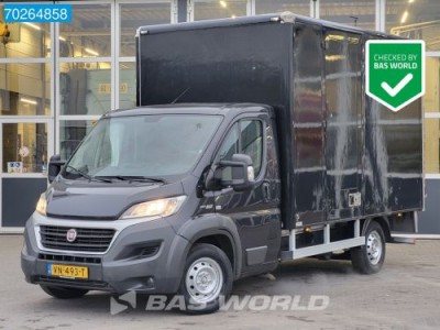 Fiat Ducato 130pk Bakwagen Laadklep Zijdeur Lat om lat Airco Meubelbak Koffer 18m3 Airco