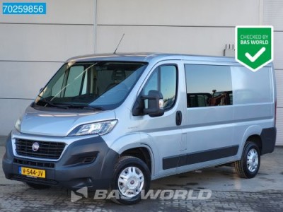 Fiat Ducato 130pk L2H1 Dubbel Cabine Euro6 Navi Camera Trekhaak Doka Mixto 6m3 Airco Dubbel cabine Trekhaak Cruise control