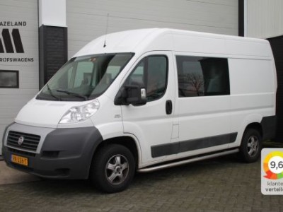 Fiat Ducato 2.3 MultiJet 130PK - AC/Climate - Navi - PDC - Dubbele Cabine - â¬9.950,- Excl.