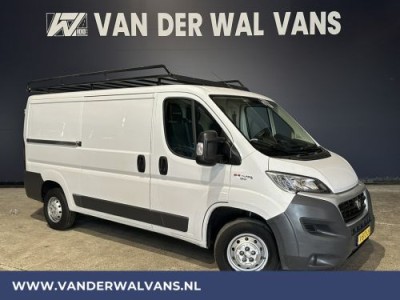 Fiat Ducato 2.3 MultiJet 131pk L2H1 Euro6 Airco | Imperiaal | Trekhaak | Camera | Navigatie LED, cruisecontrol, Trap, bijrijdersbank