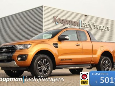 Ford Ranger 2.0EcoBlue 213pk Wildtrak Supercab | 4x4 | Automaat | Camera | Adap. Cruise | Rollertop | Trekhaak | Lease 519,- p/m