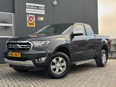 Ford Ranger 2.0 EcoBlue Limited Super Cab | Navi | Trekhaak | Mountain Top | Camera | Leder | DAB | CarPlay | 4WD Automaat