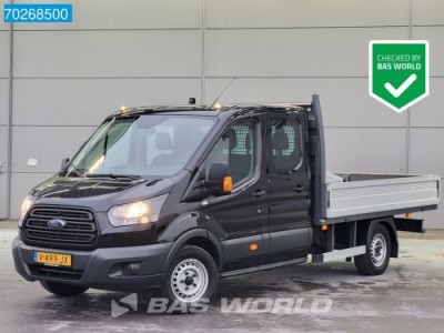 Ford Transit 105pk Euro6 Open Laadbak Dubbel Cabine Trekhaak Pritsche Pickup Doka Mixto Dubbel cabine Trekhaak