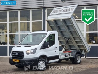 Ford Transit 130pk Kipper Dubbellucht Trekhaak Tipper Benne Kieper Trekhaak