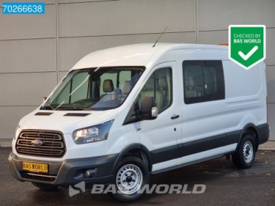 Ford Transit 130pk L3H2 Euro6 Dubbel Cabine Trekhaak Navi Camera Airco Cruise Doka Mixto 7m3 Airco Dubbel cabine Trekhaak