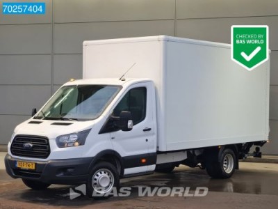 Ford Transit 130pk Laadklep Bakwagen Dubbellucht Euro6 Airco Meubelbak Koffer 19m3 Airco Trekhaak