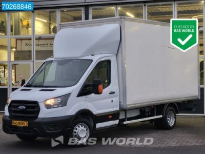 Ford Transit 170pk Laadklep Bakwagen Dubbellucht Airco Cruise Camera Meubelbak koffer 20m3 Airco Cruise control