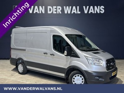 Ford Transit 2.0 TDCI 131pk **BPM VRIJ voor de Ondernemer** L2H2 inrichting Euro6 Airco | Camera | Cruisecontrol | Parkeersensoren Verwarmde voorruit, Bijrijdersbank, 2600kg trekvermogen