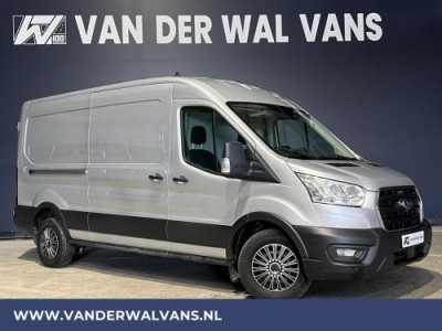 Ford Transit 2.0 TDCI 131pk L3H2 Euro6 Airco | Camera | Navigatie | Android Auto LED, Cruisecontrol, Parkeersensoren, Stoelverwarming, Verwarmde voorruit, 2800kg trekvermogen