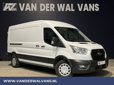 Ford Transit 2.0 TDCI 131pk L3H2 Euro6 Airco | Camera | Navigatie | Apple Carplay Cruisecontrol, LED, Parkeersensoren, Stoelverwarming, Verwarmde voorruit, Bijrijdersbank