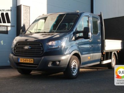 Ford Transit 2.0 TDCI L3 Dubbele Cabine Open Laadbak EURO 6 - Airco - â¬ 17.900,- Excl.