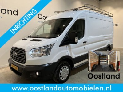 Ford Transit 2.0 TDCI L3H2 130 PK Servicebus / Inrichting / Euro 6 / Airco / PDC / Cruise Control / Navigatie / CarPlay / Trekhaak / Imperiaal