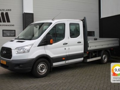 Ford Transit 2.2 TDCI L3 Dubbele Cabine Open Laadbak - Airco - Trekhaak - NAP -  â¬ 15.900,- Excl.