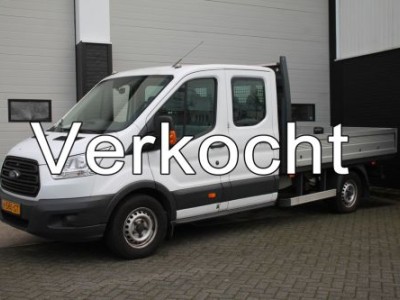 Ford Transit 2.2 TDCI L3 Dubbele Cabine Open Laadbak - Trekhaak - NAP -  â¬ 15.900,- Excl.