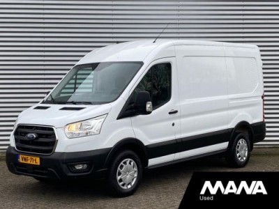 Ford Transit 330 2.0 TDCI 130PK L2H2 Airco Sensoren Stoelverwarming Navi Cruise Multifunctioneel stuurwiel