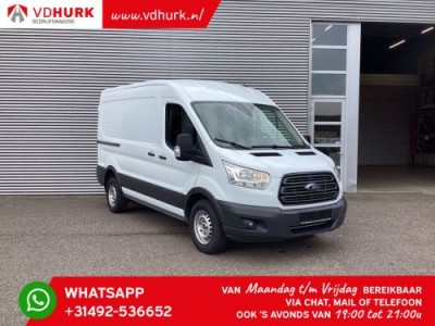 Ford Transit 350 2.0 TDCI 130 pk Aut. L2H2 Trend 2x Schuifdeur/ Standkachel/ Stoelverw./ Camera/ PDC/ Cruise/ Airco/ Trekhaak