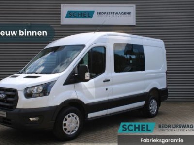 Ford Transit 350 2.0 TDCI 130pk L2H2 DC Trend - Carplay - Android - Navigatie - DAB - Camera - Rijklaar