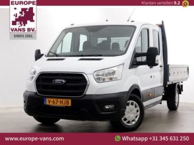 Ford Transit 350 2.0 TDCI 130pk L3H1 D.C. Trend Open Laadbak Trekhaak 2800kg 11-2021