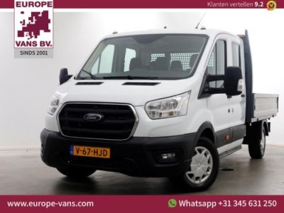 Ford Transit 350 2.0 TDCI 130pk L3H1 D.C. Trend Open Laadbak Trekhaak 2800kg 11-2021