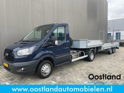 Ford Transit 350 2.0 TDCI 170 PK BE Combinatie Kuiper semi dieplader 2021 met 3.570 KG Laadvermogen / Euro 6 / Airco / Cruise Control / 32.551 KM !!