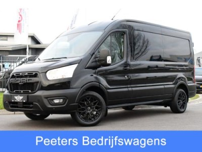 Ford Transit 350 2.0 TDCI L3H2 Black Edition Camera, Cruise, Caplay, Automaat, 130PK, Trekhaak, Multimedia, Sensoren, UNIEK!