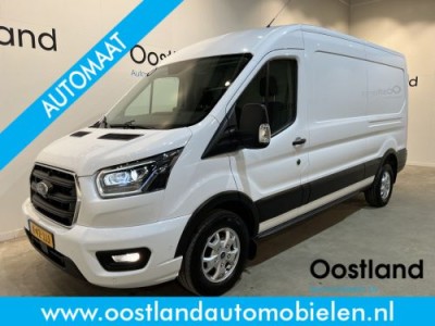 Ford Transit 350 2.0 TDCI L3H2 Limited 130 PK Automaat / Euro 6 / Airco / Cruise Control / CarPlay / PDC / Navigatie / 3-Zits