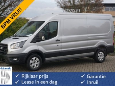 Ford Transit 350L 130PK L3H2 BPM VRIJ!! 10 Navi, 360Â° Cam, Adap. Cruise, LM Velgen!! NR. 605