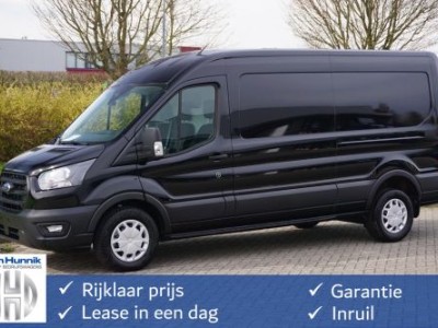 Ford Transit 350L 130PK L3H2 Trend Climate, 12 Sync 4 scherm Navi, 270Â° deur, Trekhaak!! NR. 329