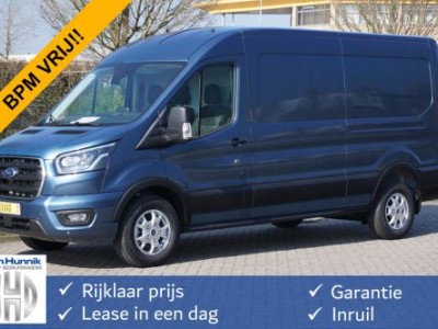 Ford Transit 350L 170PK L3H2 Limited AUT BPM VRIJ!! 12 Sync4 Navi + Camera, LM Velg, Xenon!! NR. 225