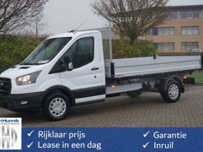 Ford Transit 350L 3 Zijdige kipper 155PK Trend Airco, Cruise, Bluetooth, Omvormer!! NR. 680